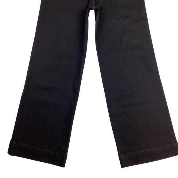 Everlane Wide Leg Jean Womens 28 Regular Black Cotton Blend Casual Denim Jeans - Picture 9 of 13